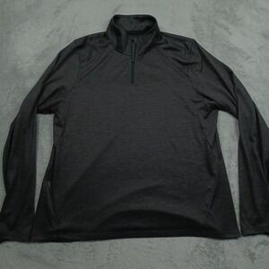 Rei Top Womens XL Gray 1/4 ZIp Pullover Lightweight Outdoor Casual